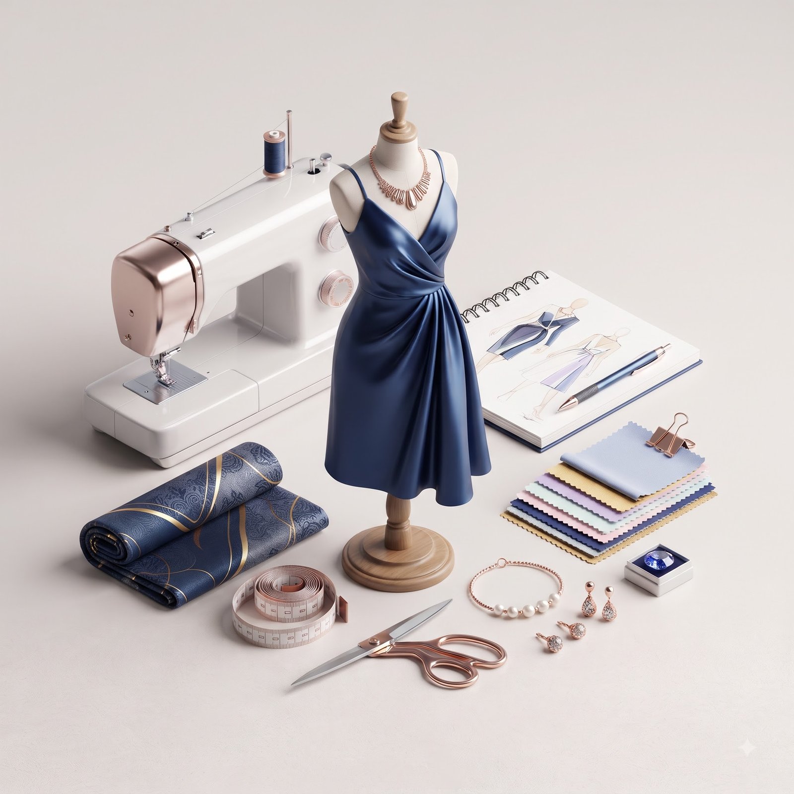 Textiles, Garments, Jewelry and Fashion Design 